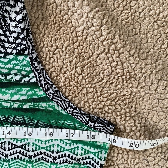 Fever Maxi Sleeveless Jungle Green Color Summer Dress, Size: Small - Picture 6 of 10